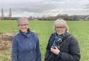 Jane Sharp, Glastonbury Town Deal Programme Manager, And Councillor Lis Leyshon On The New Mutli User Paths In Glastonbury
