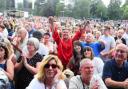 Huge crowds in Vivary Park for Tom Jones' performance in Taunton in 2019.
