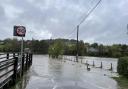 Flooding in Hemyock last year.