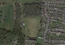 The area of land in Midsomer Norton where 54 new homes could be built.