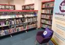 Purple chairs will be set up in libraries across Somerset