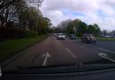 The driver shared the dashcam footage after driving on Priorswood Road