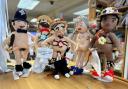 Knitted dolls on display at The Hive in Shepton Mallet have caused a stir among locals.