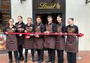 The Lindt store team at Clarks Village