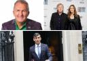 Peter Kelly (top left) is joined by Paul McCartney and Nancy Shevell and Rishi Sunak and Akshata Murty on the Sunday Times Rich List.