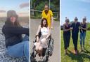 Niamh Danch has recovered after falling on a building site to walk – and even complete a skydive.