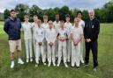 Taunton Deane under 13s Tigers: Alex Towell (assistant coach), Dexter Towell, Harry Perkins, William Kemmish, Munesu Nhete, Felix Step, Felix Mannari, Greg Saunders (manager). Front row: Jack Blackwell, Bobby Saunders, Theo Hammond and Charlie Stevens.