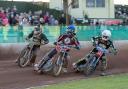 STANDOUT: Richard Lawson (middle) performed well for Somerset in their home defeat against King's Lynn