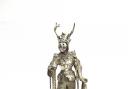 DETAILED: German silver model of Teutonic knight in armour from a single owner private collection