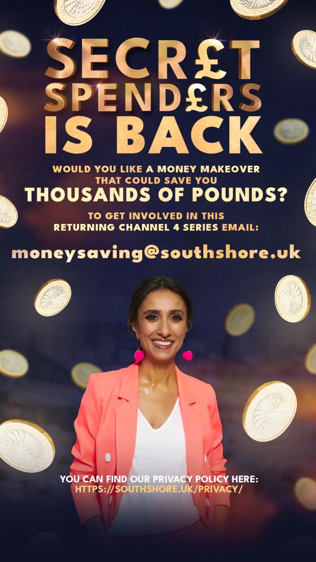 Somerset County Gazette: SECRET SPENDERS: The Channel 4 show is hosted by Anita Rani (Image: Channel 4, South Shore Productions)
