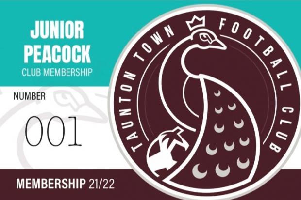 Taunton Town Junior Peacock Membership
