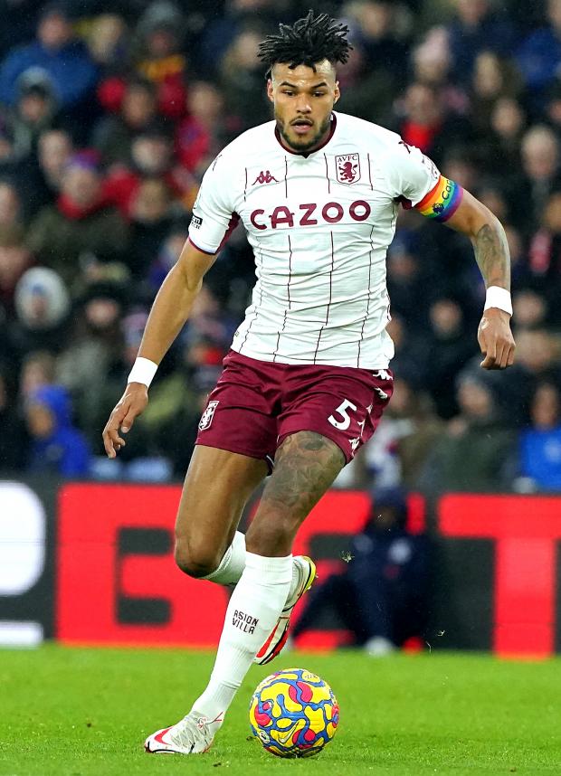 Somerset County Gazette: ACTION SHOT: Tyrone Mings playing for Aston Villa against Crystal Palace at Selhurst Park (Image: Jonathan Brady, PA Wire)