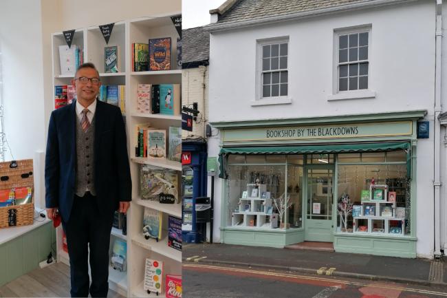 BOOKSHOP BY THE BLACKDOWNS: Richard D'Rozario and his family own Wellington's new independent shop