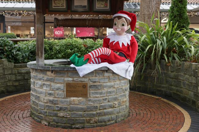 ELF HUNT: Clarks Village is inviting guests to find an elf's hiding spot throughout December (Image: Clarks Village)