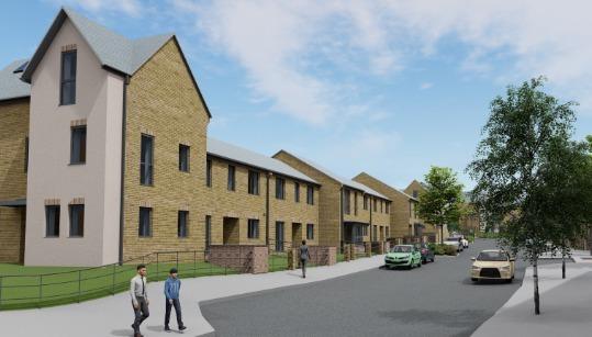 PLAN: Artist's impression of new homes within phases B and C of the North Taunton Woolaway Scheme. Pic: Nash Partnership