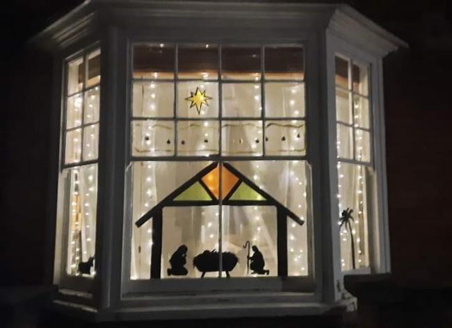 LIVING ADVENT CALENDAR: Residents decorated their windows to celebrate Christmas