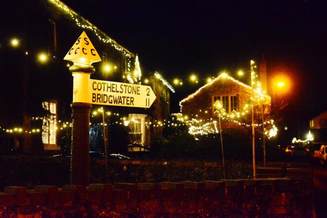FESTIVE: Bishop's Lydeard Christmas lights 2021