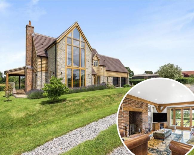 Find out why, even if you have the cash, you might not be allowed to buy this eco-farmhouse. Pictures: Rightmove