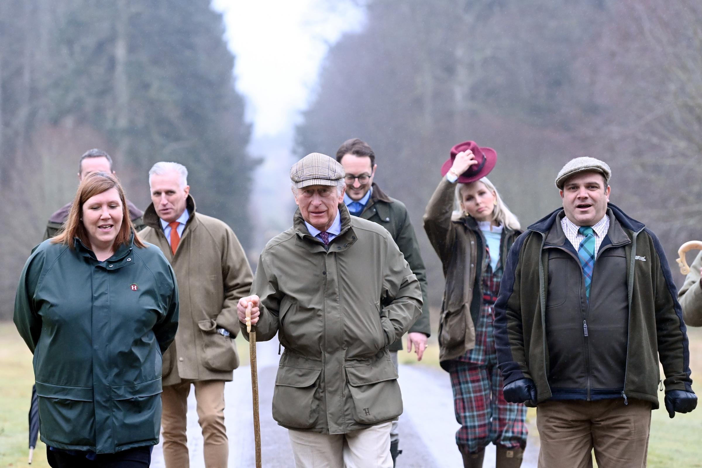 Charles refuses to answer questions on Andrew as he visits storm-hit estate - Vimarsana News