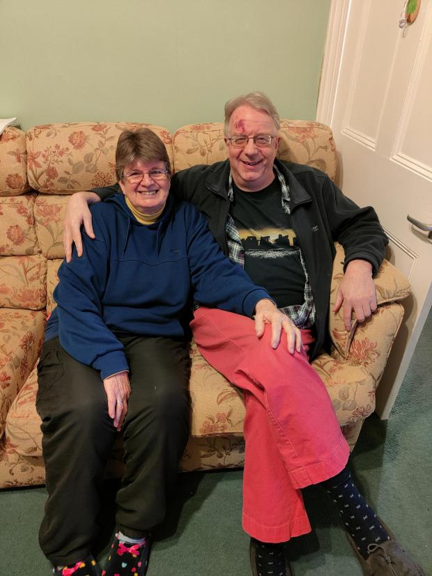 Somerset County Gazette: "REMAINING POSITIVE": Sharon's parents, Barbara and Martin Buck