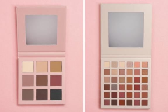 Somerset County Gazette: 9 Shade Eyeshadow Palette (left) and The Ultimate Palette – 36 shades (right). (Boohoo/Canva) Somerset County Gazette: 9 Shade Eyeshadow Palette (left) and The Ultimate Palette – 36 shades (right). (Boohoo/Canva)