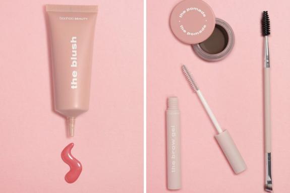 Somerset County Gazette: Liquid To Powder Blush (left) and Brow Pomade, Gel & Dual Brow Brush set (right). (Boohoo/Canva) Somerset County Gazette: Liquid To Powder Blush (left) and Brow Pomade, Gel & Dual Brow Brush set (right). (Boohoo/Canva)