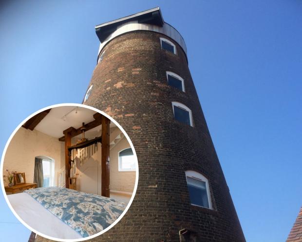 Somerset County Gazette: Trickers Mill in Woodbridge, East Suffolk. Picture: Airbnb