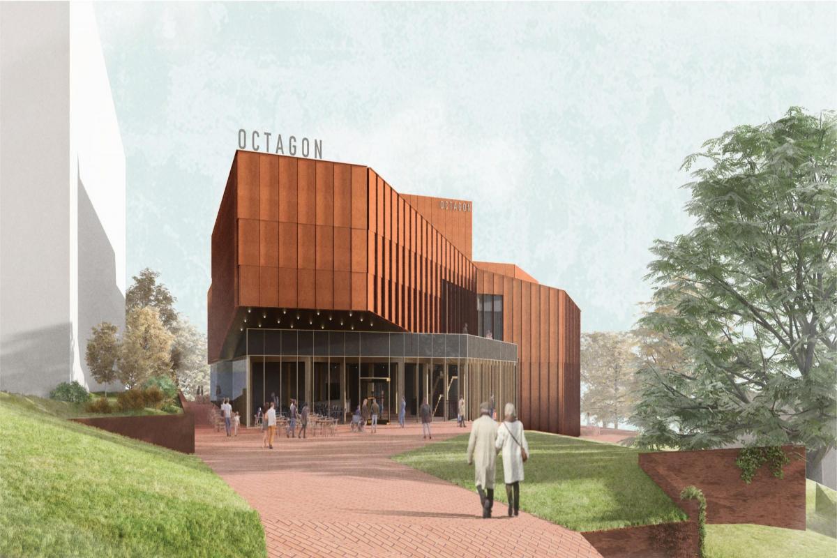Artist\'s Impression Of The Revamped Octagon Theatre In Yeovil. CREDIT: South Somerset District Council. Free to use for all BBC wire partners.