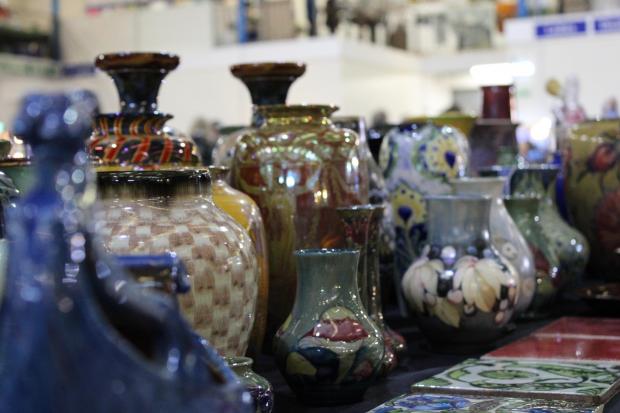 Somerset County Gazette: The antiques fair returned on Friday at the Royal Bath & West Showground. Picture: Shepton Mallet Antiques Fair
