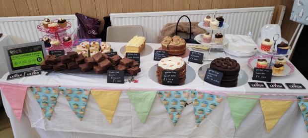 Somerset County Gazette: A range of homemade delicious cakes and treats were available at the craft fair. Picture: West Country Craft Fairs
