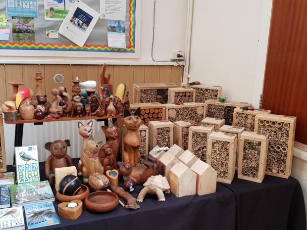 Somerset County Gazette: Bug hotels, bird boxes, and other wooden craft products. Picture: West Country Craft Fairs