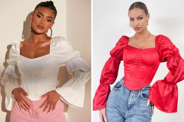 Somerset County Gazette: Puff sleeve corset tops. Credit: I Saw It First