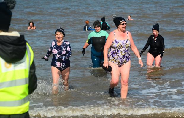 Somerset County Gazette: The St Margaret's Hospice charity dip is scheduled to return on New Year's Day.