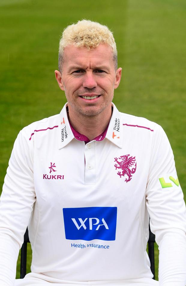 Somerset County Gazette: Peter Siddle in his County Championship kit. Picture: Steve Richardson