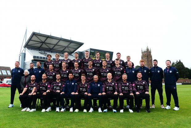 Somerset County Gazette: The 2022 Somerset CCC squad. Picture: Steve Richardson