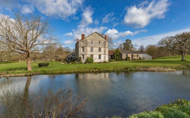West Bradley House and Orchards near Glastonbury for sale 