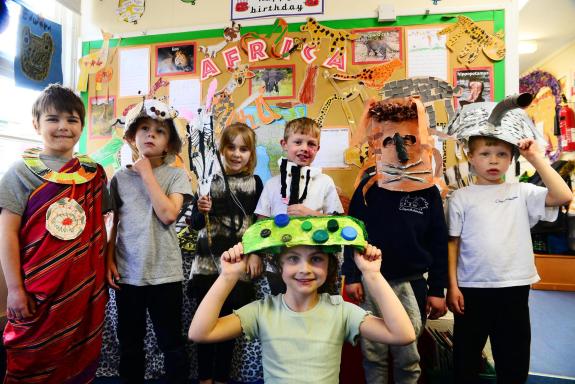 Somerset County Gazette: Pupils from Hedgehog Class take part in the Circle of Life project. Somerset County Gazette: Pupils from Hedgehog Class take part in the Circle of Life project.