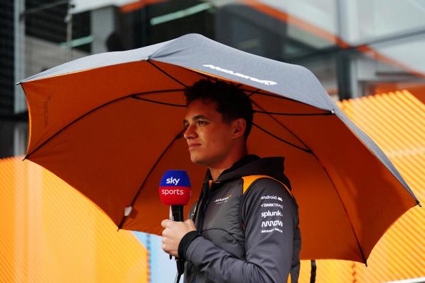 Somerset County Gazette: Lando Norris during preview day for the Emilia Romagna Grand Prix. Picture: David Davies, PA Wire