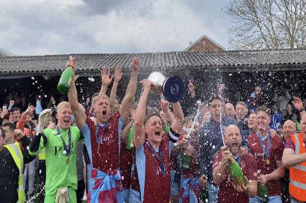 Taunton Town win the league. Picture: Lewis Wiseman