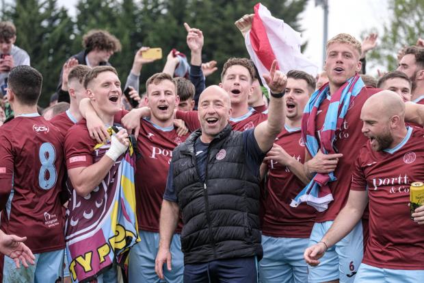 Taunton Town are champions. Pictures: Clayton Jane