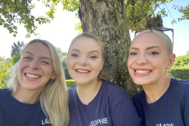 Somerset County Gazette: Left to right are Laura Magee, owner, Sophie Willis, front of house and supervisor, Tamsyn Thomas, assistant general manager