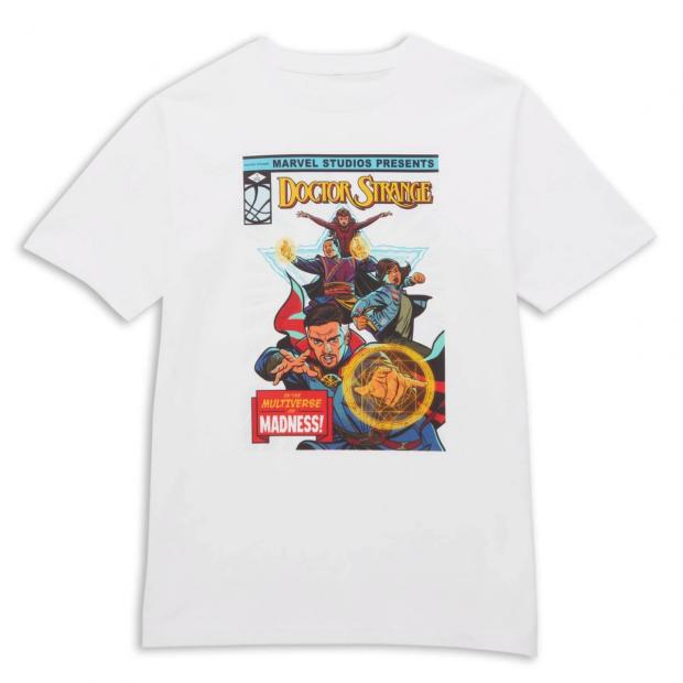 Somerset County Gazette: Marvel Dr Strange Star Comic Oversized Heavyweight T-Shirt (Zavvi)