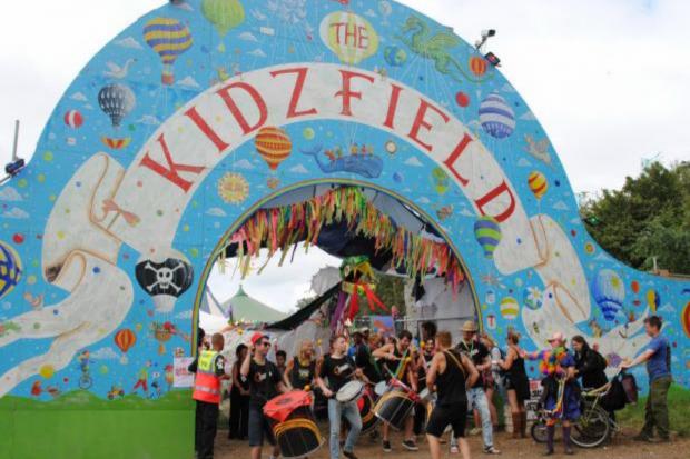 Somerset County Gazette: The Kidzfield Big Top at Glastonbury Festival. Picture: Paul Jones