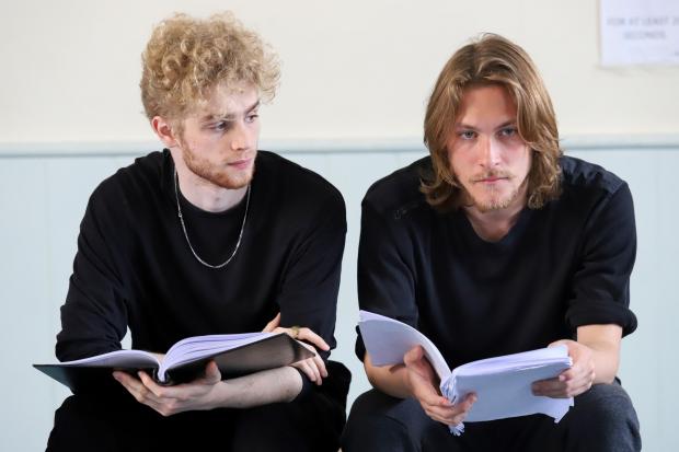 Somerset County Gazette: Actors read their Great Expectation scripts in a rehearsal. Picture: Old Vic Theatre School