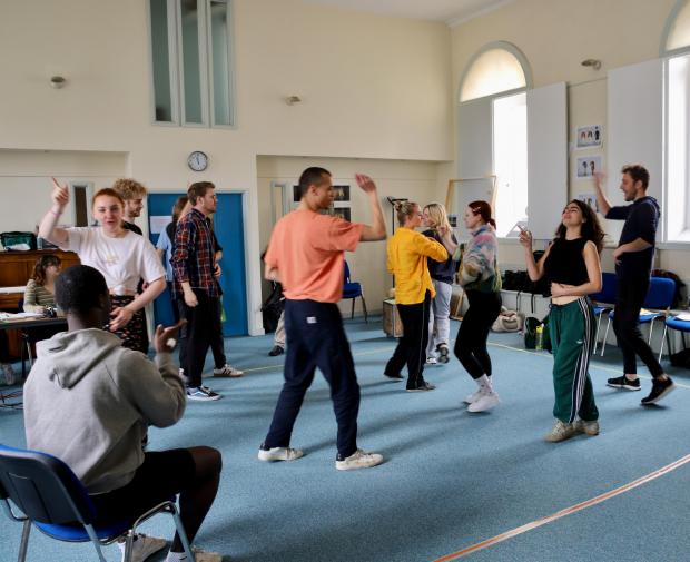 Somerset County Gazette: Students in rehearsals for Great Expectations. Picture: Old Vic Theatre School