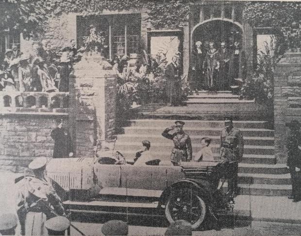Somerset County Gazette: King George XI - then the Duke of York - visited Taunton on June 20, 1922.