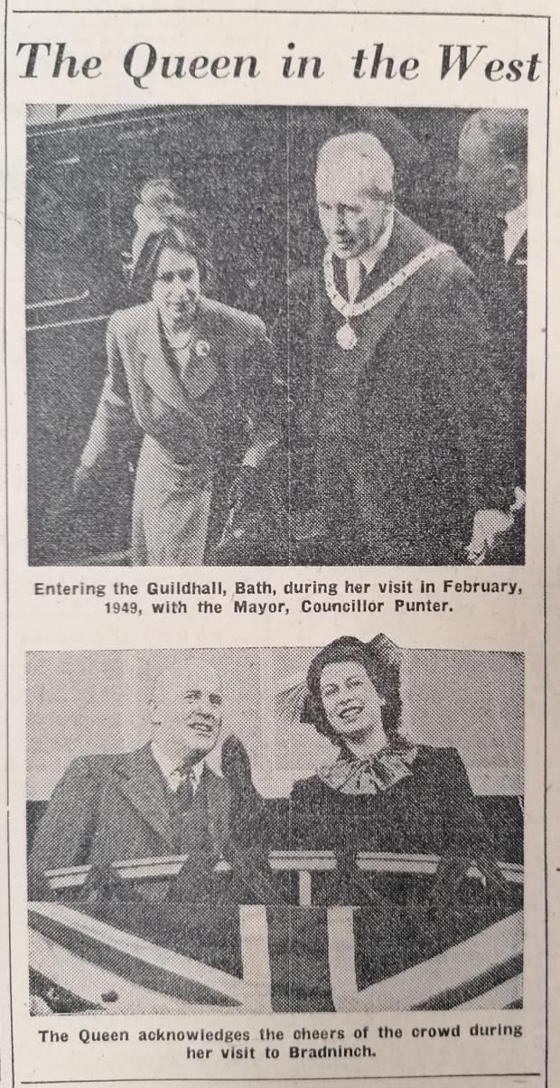 Somerset County Gazette: The Queen had visited the West Country on several occasions before becoming Queen - but she had never officially visited Taunton.