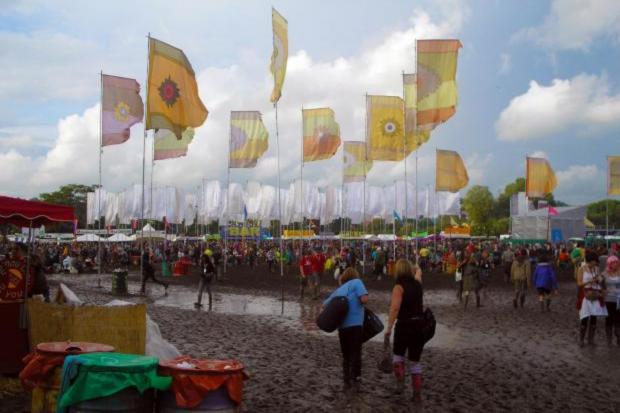 A muddy West Holts Stage in 2007. Picture: Paul Jones