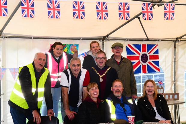 Somerset County Gazette: Organiser and supporters enjoying the event.