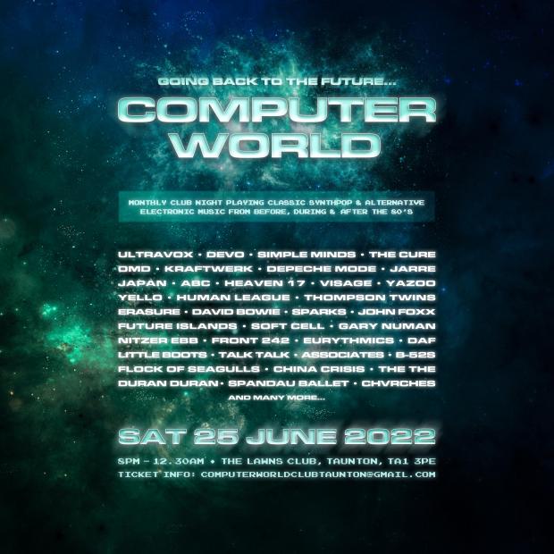 Somerset County Gazette: Computer World will host its monthly club night on June 25 before the China Crisis concert on July 30.
